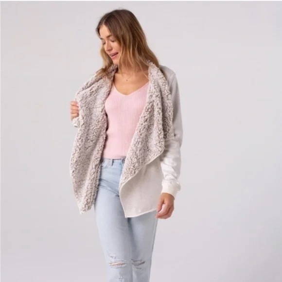 Thread and Supply Sherpa Lined Cardigan - Picture 2 of 5